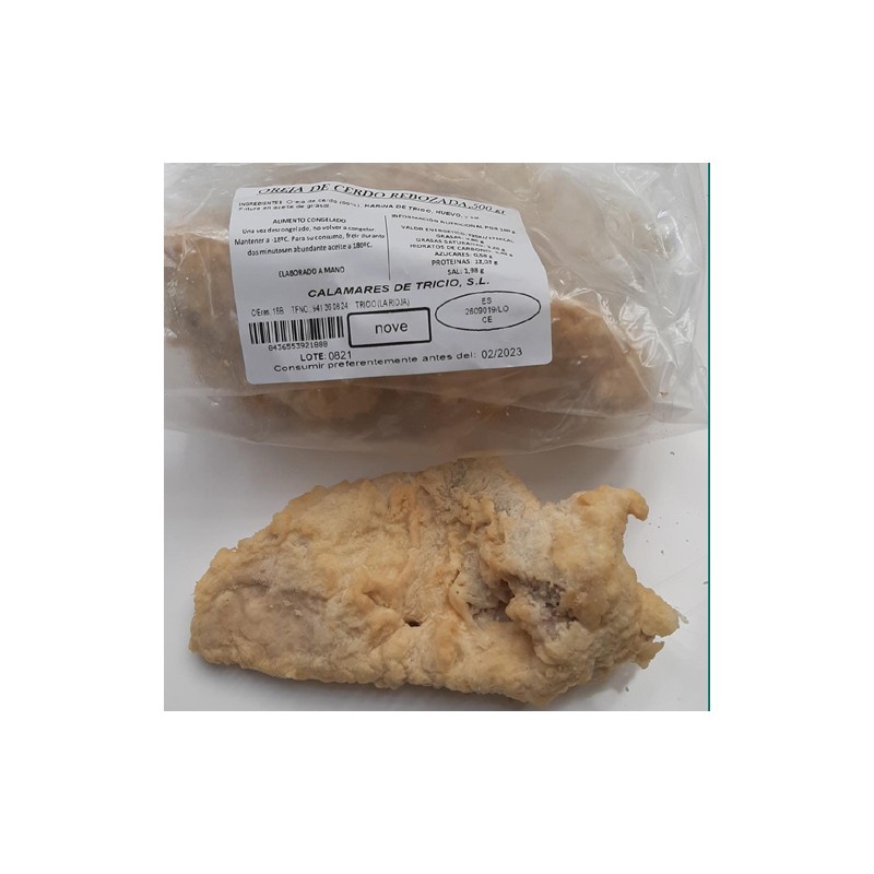 OREJA COCIDA REBOZADA (bl) 0,5kg*10Pq