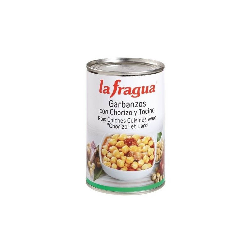 GARBANZOS CON CHORIZO y PANCETA LATA