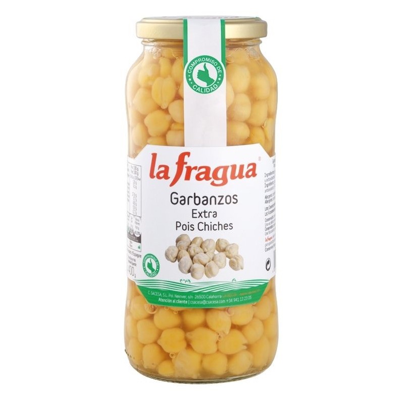GARBANZOS EXTRA TARRO 580 ml