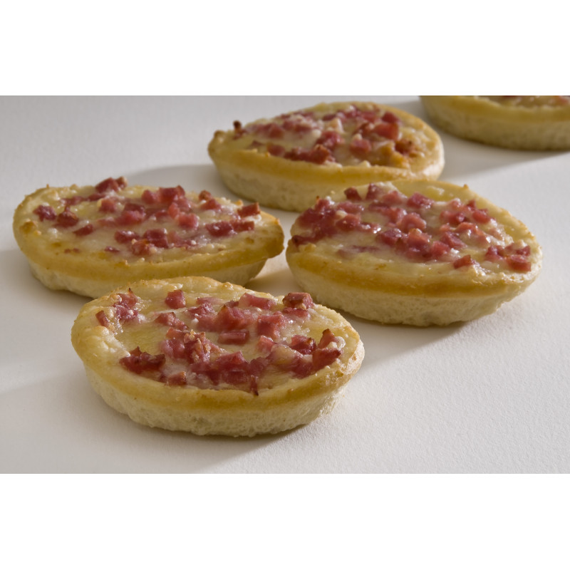 MINI PIZZA DE JAMÓN y QUESO