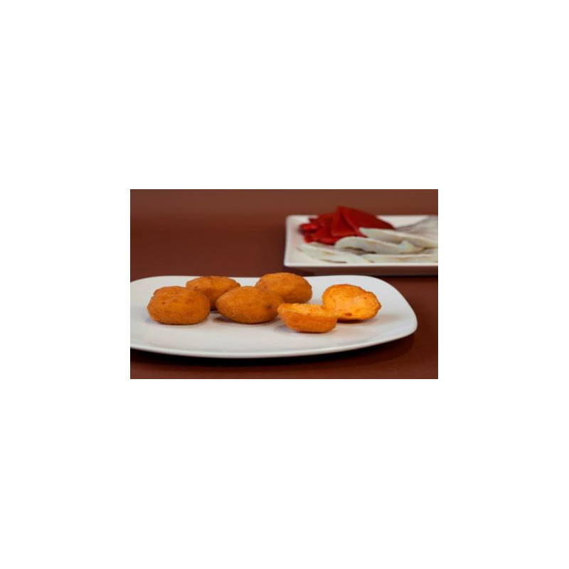 CROQUETA (kg) BACALAO/PIQUILLO 25gr 4x1k