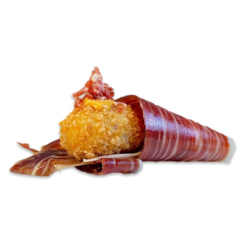CROQUETA (kg) JAMÓN IBÉRICO PANKO 35 grs.