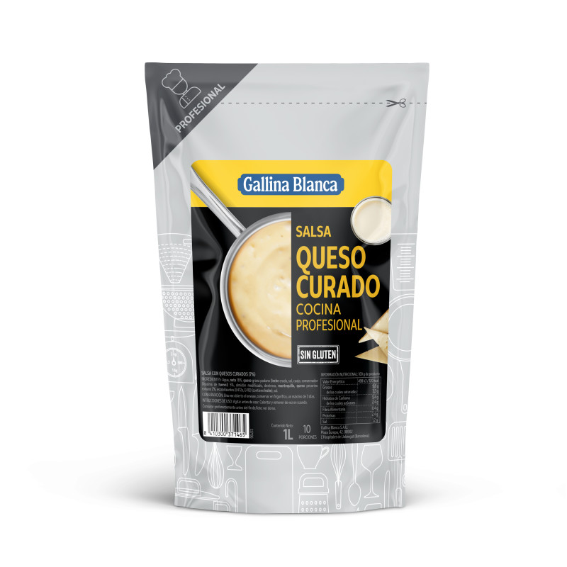 SALSA (ud) MADRE QUESO CURADO 6x1lt